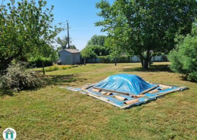 Belle maison de 138 m² sur 1500 m² de terrain avec double garage de 112 m²